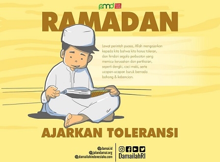 Ramadan: Ajarkan Toleransi, Hindari Ujaran Kebencian!