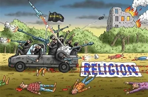 Agama Dan Kekerasan Ilustrasi 500x330
