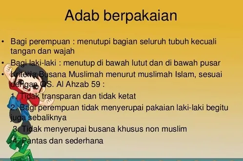 Tata Cara Berpakaian Dan Berhias Dlm Islam 5 638