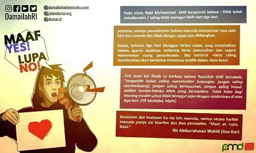 Maaf “Boleh”, Lupa “Jangan”
