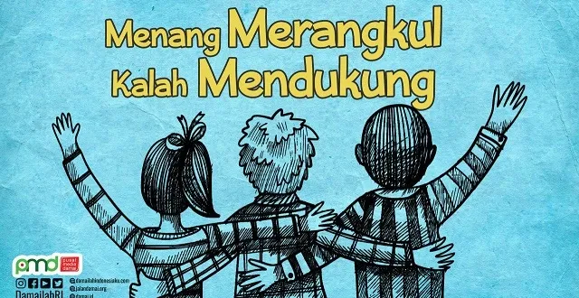 Yang Menang Merangkul, yang Kalah Mendukung
