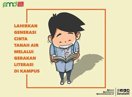 Melahirkan Generasi Cinta Tanah Air, Melalui Gerakan Literasi di Kampus