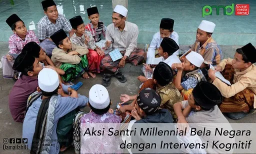 Aksi Santri Millennial Bela Negara dengan Intervensi Kognitif
