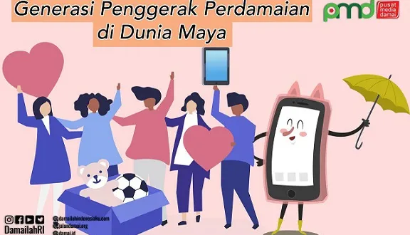 Relawan Milenial, Generasi Penggerak Perdamaian di Dunia Maya
