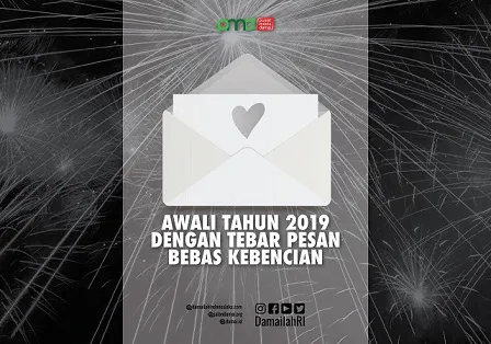 Awali Tahun 2019 dengan Tebar Pesan Bebas Kebencian
