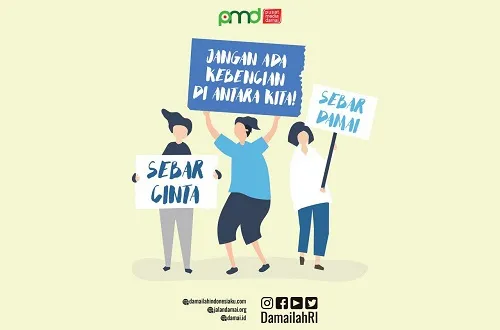 Jangan Ada Kebencian di Antara Kita! Mari Sebar Cinta dan Damai