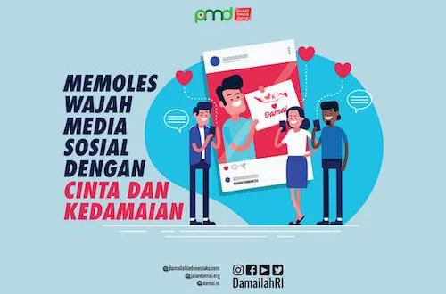 Memoles Wajah Media Sosial dengan Cinta dan Kedamaian