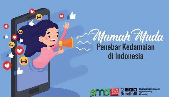Mamah Muda (Perempuan) Penebar Kedamaian di Indonesia